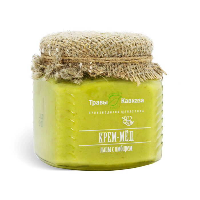 Крем-мёд с лаймом и имбирем, 300 гр