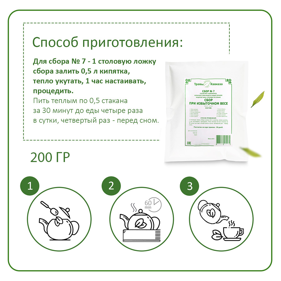 Сбор №7 При избыточном весе 200г — изображение 5