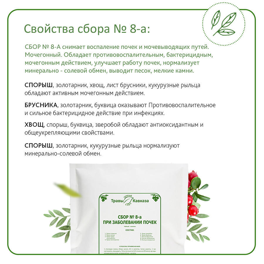 Сбор №8-а При заболевании почек 0+ 130г — изображение 5