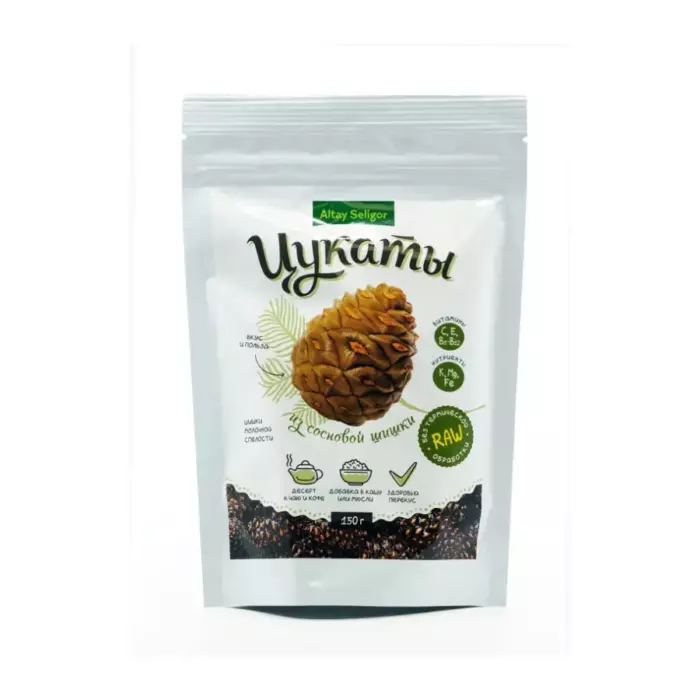 Цукаты из сосновой шишки 150 г. Алтай-Селигор