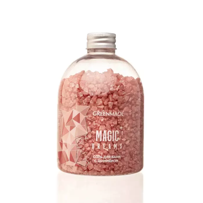 Соль для ванн с шиммером Magic dreams 500гр.