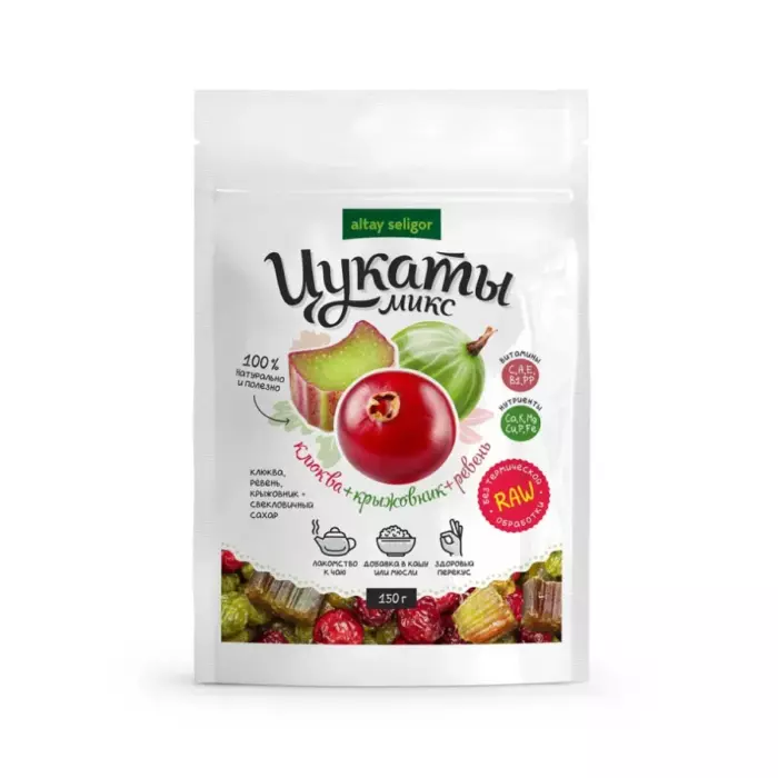 Цукаты Микс 150 г. Алтай-Селигор