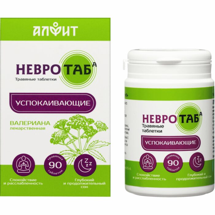 Травяные таблетки Невротаб, 45г.